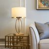 Đèn ngủ để đầu giường hiện đại chụp vải LED E27 trang trí phong cách Châu Âu DTT-PK11 - Ảnh 2