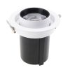 Đèn LED âm trần downlight thò thụt chỉnh hướng 360 độ phi 90mm 7w 12w 15w góc chiếu 24 độ chip Bridgelux nguồn Done cao cấp DTT-AT15W - Ảnh 2