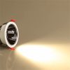 Đèn LED COB âm trần chiếu điểm lỗ khoét 75mm 7w 12w góc chiếu 24 độ chip Bridgelux nguồn Done chống chói cao cấp DTT-ATD75 - Ảnh 2