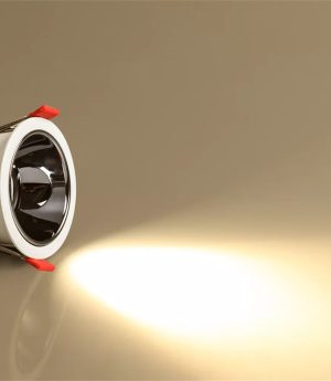 den led cob am tran chieu diem lo khoet 75mm 7w 12w goc chieu 24 do chip bridgelux nguon done chong choi cao cap dtt atd75 4