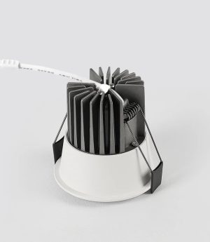 den led cob am tran chieu diem mini lo khoet 65mm duong kinh 74mm cao 70mm 7w 10w chip bridgelux nguon done cao cap dtt atf65 4