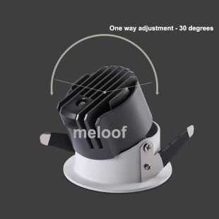 Alternative view of Đèn LED COB âm trần chiếu rọi góc hẹp xoay góc 30 độ lỗ khoét 75mm D85mm H77mm 7w 10w chip Bridgelux nguồn Done cao cấp DTT-ATCCR76
