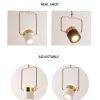 Đèn thả gắn trần LED spotlight xoay chỉnh góc chiếu trang trí phòng ăn phòng ngủ nội thất hiện đại GU10 5w cao cấp DTT-BA02BG1 - Ảnh 3