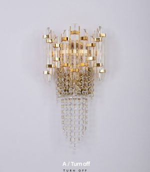 den tuong pha le k9 cao cap trang tri noi that phong cach chau au vo gold thep khong gi dai 45cm dtt plx19 4