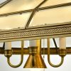 Đèn đồng treo trần thả bàn ăn cổ điển bóng LED E14 chiếu sáng nội thất khách sạn biệt thự cao cấp DTT-TL-SW-D11 - Ảnh 3