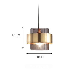 Alternative view of Đèn LED treo trần thả bàn ăn hiện đại chiếu sáng phòng ăn khách sạn biệt thự cao cấp 7W dây thả điều chỉnh 1m50 DTT-AMGR7W