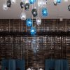 Đèn LED treo trần thả thủy tinh màu bóng G4 trang trí phòng khách phòng ngủ phòng ăn hiện đại TL-THA05 - Ảnh 3