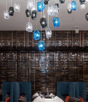 den led treo tran tha thuy tinh mau bong g4 trang tri phong khach phong ngu phong an hien dai tl tha05 1