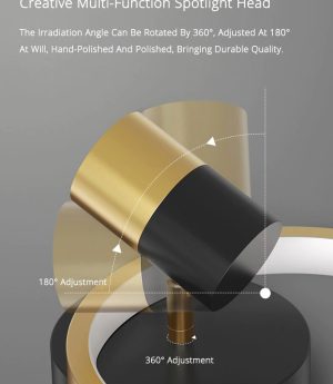 den tuong spotlight doc sach phong ngu led 15w chinh goc trang tri phong ngu hien dai dtt ynb524 3