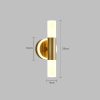 Đèn tường trang trí LED 9W chiếu sáng phòng khách phòng ngủ kiểu dáng Bắc Âu hiện đại H26cm DTT-YNB526 - Ảnh 2