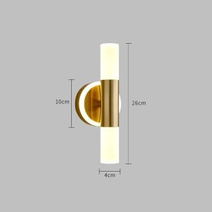 Alternative view of Đèn tường trang trí LED 9W chiếu sáng phòng khách phòng ngủ kiểu dáng Bắc Âu hiện đại H26cm DTT-YNB526