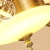 Đèn chùm đồng phòng ăn trang trí trong nhà phong cách Châu Âu cổ điển LED E27 cao cấp DTT-DC7201 - Ảnh 3