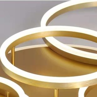 Alternative view of Đèn chùm LED gắn trần hiện đại kiểu dáng Minimalist Bắc Âu trang trí cao cấp DTT-DC0684