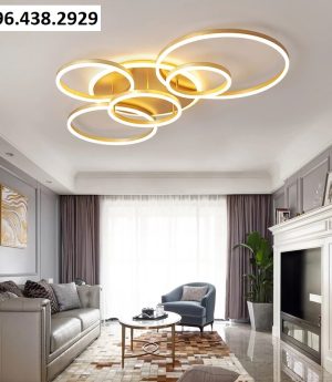 den chum led gan tran hien dai kieu dang minimalist bac au trang tri cao cap dtt dc0684 5