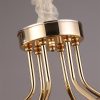 Đèn chùm treo trần pha lê trang trí phòng khách kiểu dáng Châu Âu hiện đại LED E14 nhập khẩu cao cấp DTT-DC558 - Ảnh 2