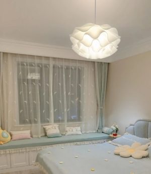 den chum treo tran trang tri phong ngu phong khach kieu dang don gian bac au hien dai led e27 vo trang cao cap dtt dc1245 1