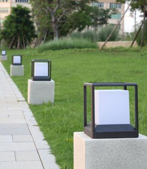 den cong ngoai troi hien dai led e27 chieu sang trang tri san vuon loi di biet thu chong nuoc ip65 vo den cao cap dtt dtr2048 4