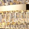 Đèn LED thả trần pha lê trang trí bàn ăn nhà hàng khách sạn biệt thự phong cách Châu Âu hiện đại D80cm D100cm DTT-PL20320 - Ảnh 2