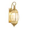 Đèn tường đồng trang trí chống thấm nước ip65 ngoài trời chiếu sáng sân vườn biệt thự resort villages phong cách cổ điển LED E14 DTT-YN2001 - Ảnh 3