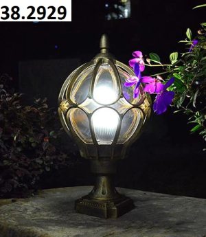 den tuong rao co dien led e27 chong nuoc ip65 chieu sang trang tri biet thu ngoai that chat lieu nhom cao cap dtt dt2045 2