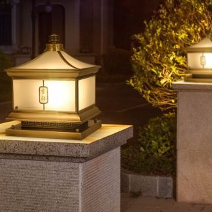 Alternative view of Đèn tường rào cổ điển LED E27 chống nước ip65 chiếu sáng trang trí biệt thự tòa nhà phong cách Châu Âu DTT-YN2038