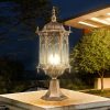 Đèn tường rào cổ điển LED E27 chống nước ip65 chiếu sáng trang trí biệt thự villages resort cao cấp DTT-DT2049 - Ảnh 3
