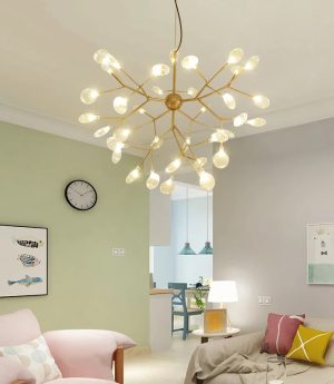 den chum tha tran hera thuy tinh led g4 27 36 45 la cao cap trang tri phong khach kieu dang bac au toi gian hien dai dtt hera187 2