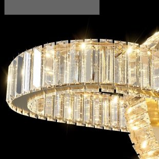 Alternative view of Đèn LED treo thả trần pha lê cao cấp trang trí bàn ăn nhà hàng biệt thự căn hộ phong cách Châu Âu hiện đại DTT-DC6349