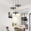 Đèn LED treo trần thả bánh xe kim loại cao cấp E27 trang trí quán cafe trà sữa nhà hàng khách sạn kiểu dáng tối giản Bắc Âu hiện đại vỏ BLACK cao cấp DTT-024-1 - Ảnh 3