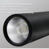 Đèn ống bơ thả bàn ăn gắn trần LED hiện đại trang trí phòng bếp kiểu dáng đơn giản thân kim loại sơn tĩnh điện đen 3000k H30cm H40cm cao cấp DTT-OB07 - Ảnh 2