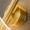 Đèn ốp tường phòng ngủ LED 10w chiếu sáng trang trí phong cách đơn giản Bắc Âu hiện đại vỏ nhôm mạ vàng cao cấp DTT-DT9797 - Ảnh 3