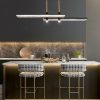 Đèn thả LED treo trần bàn ăn bàn đảo bếp Acrylic cao cấp 36W trang trí đơn giản hiện đại dây thả 150cm vỏ BLACK DTT-DTH8203 - Ảnh 2