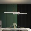 Đèn thả LED treo trần bàn ăn bàn đảo bếp Acrylic cao cấp 36W trang trí đơn giản hiện đại dây thả 150cm vỏ BLACK DTT-DTH8203 - Ảnh 3