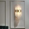 Đèn tường pha lê cao cấp LED E14 trang trí trong nhà biệt thự chung cư khách sạn hiện đại H52cm DTT-DPL817 - Ảnh 2