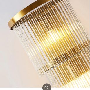 Alternative view of Đèn tường pha lê cao cấp LED E14*2 trang trí biệt thự chung cư khách sạn hiện đại DTT-PL804
