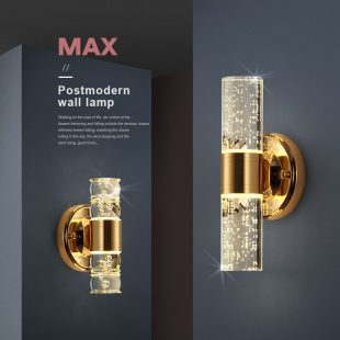 Alternative view of Đèn tường phòng ngủ LED 3 chế độ màu chiếu sáng trang trí tối giản Bắc Âu hiện đại 26cm cao cấp DTT-YNB525
