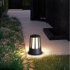 Đèn tường rào hiện đại LED E27 vỏ nhôm sơn tĩnh điện acylic chống nước ip65 chiếu sáng trang trí biệt thự villages resort cao cấp vỏ đen DTT-DT2054 - Ảnh 2