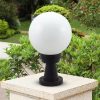 Đèn tường rào hiện đại LED E27 vỏ thủy tinh hình quả cầu chống nước ip65 chiếu sáng trang trí biệt thự villages resort cao cấp DTT-DT2055 - Ảnh 3