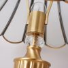Đèn bàn đồng để đầu giường phòng ngủ khách sạn biệt thự cao cấp phong cách Châu Âu Retro LED E27 DTT-DB8012T - Ảnh 2