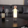 Đèn bàn thủy tinh hình nấm không dây sạc USB cao cấp LED trang trí tab đầu giường phòng ngủ hiện đại kiểu dáng Bắc Âu DTT-DB200 - Ảnh 3