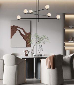 den chum thuy tinh led g9 4 bong 6 bong mau trang duc loai nho cao cap trang tri trong nha kieu dang toi gian bac au hien dai dtt dc8197 3