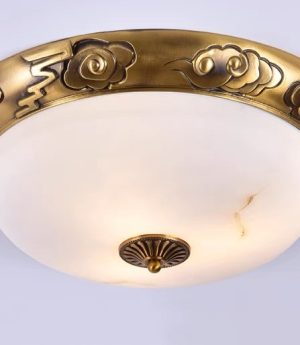 den led gan tran dong chup kinh cao cap trang tri biet thu khach san nha hang kieu dang co dien d40cm dtt yn x0091 5