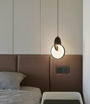 den tha gan tran led 13w chieu sang trang tri ban an phong cach nordic hien dai dtt dt309 2