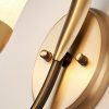 Đèn tường thủy tinh LED E14 cao cấp trang trí phong cách Châu Âu Nordic hậu hiện đại DTT-YN88095 - Ảnh 2