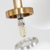 Đèn chùm thủy tinh hiện đại LED G4 bóng trắng đục cao cấp trang trí phòng khách phong cách Bắc Âu Nordic D60cm D75cm DTT-DC039E - Ảnh 2