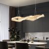 Đèn LED treo thả trần pha lê cao cấp trang trí bàn ăn bàn đảo bếp quầy bar phong cách Bắc Âu tối giản hiện đại DTT-BA2052 - Ảnh 2