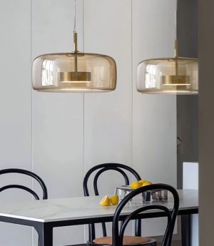 den tha gan tran led chao thuy tinh mau ho phach chieu sang trang tri ban an minimalist bac au hien dai d33cm dtt f176 2