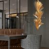 Đèn tường đồng LED G9 kiểu dáng cánh hoa ly trang trí tiền sảnh cầu thang khách sạn biệt thự villages phong cách Châu Âu hiện đại vỏ vàng DTT-DT-LD5411 - Ảnh 3