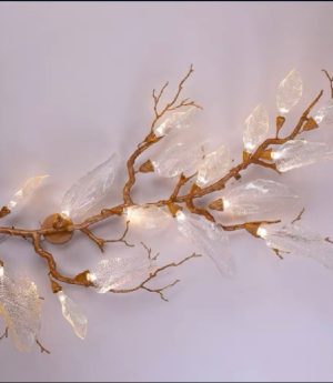 den tuong dong led g9 kieu dang canh la thuy tinh trang tri tien sanh cau thang khach san biet thu villages phong cach chau au hien dai h150cm dtt dt2979 2