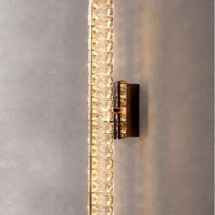 Alternative view of Đèn tường pha lê cao cấp LED 12w 3 chế độ trang trí phòng khách biệt thự chung cư khách sạn kiểu dáng nhỏ gọn Bắc Âu hiện đại H48cm DTT-DT-85921
